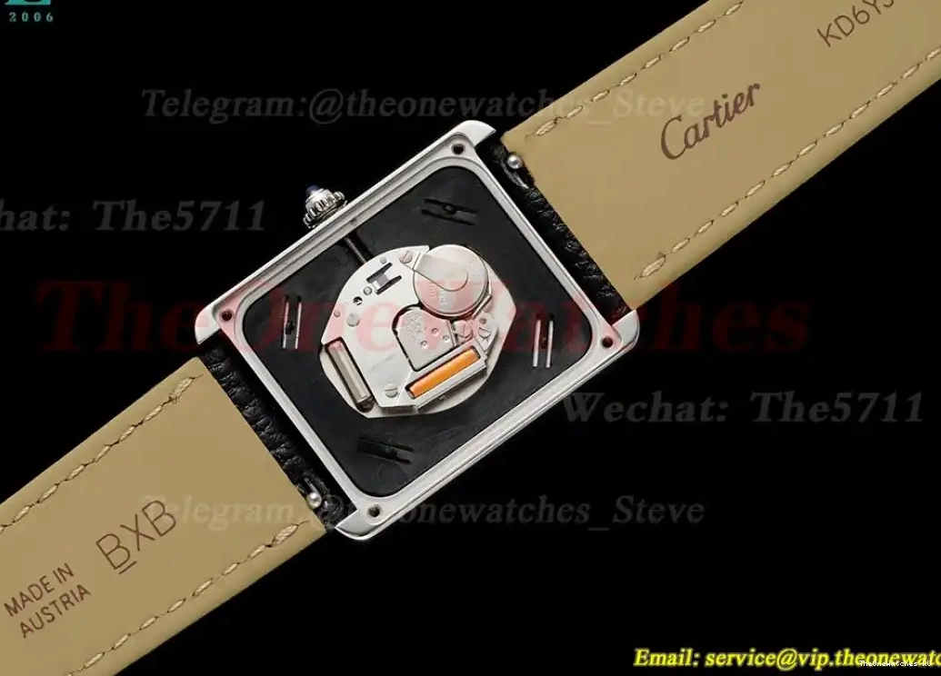 AF 27.4mm on Dial Quartz Leather Grain White Lychee Tank Dia Solo 0625